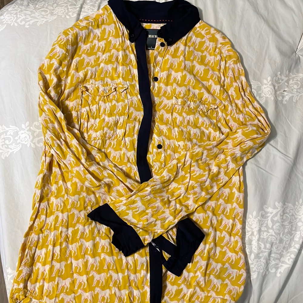 Anthropologie Maeve Horse Shirt